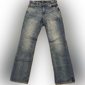 BKE Buckle Men's‎ Mechanic 28R Denim Blue Jeans HandCrafted Reissued Ori…